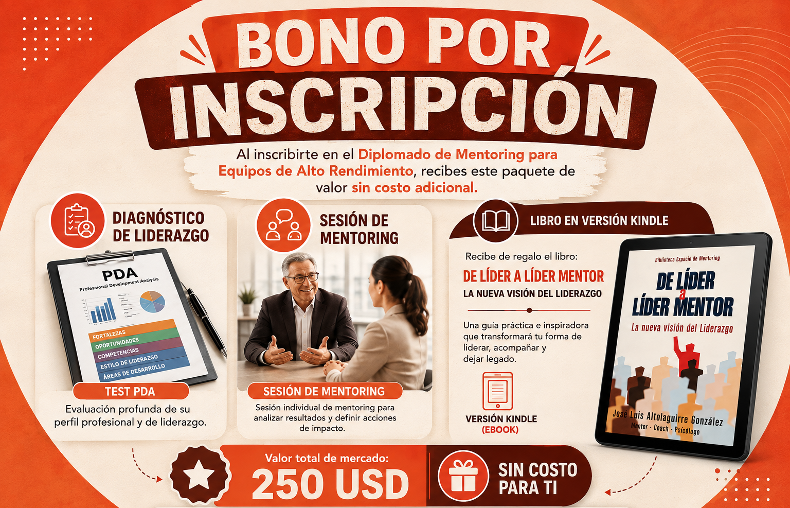 Promoción especial del Diplomado Mentoring Ejecutivo